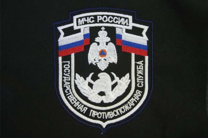 Вышивка шеврона МЧС РОССИИ